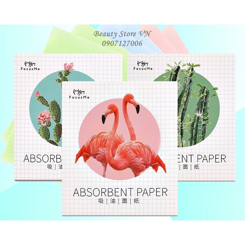 [FREESHIP💋] 50 Tờ Giấy Thấm Hút Dầu Dành Cho Da Mặt