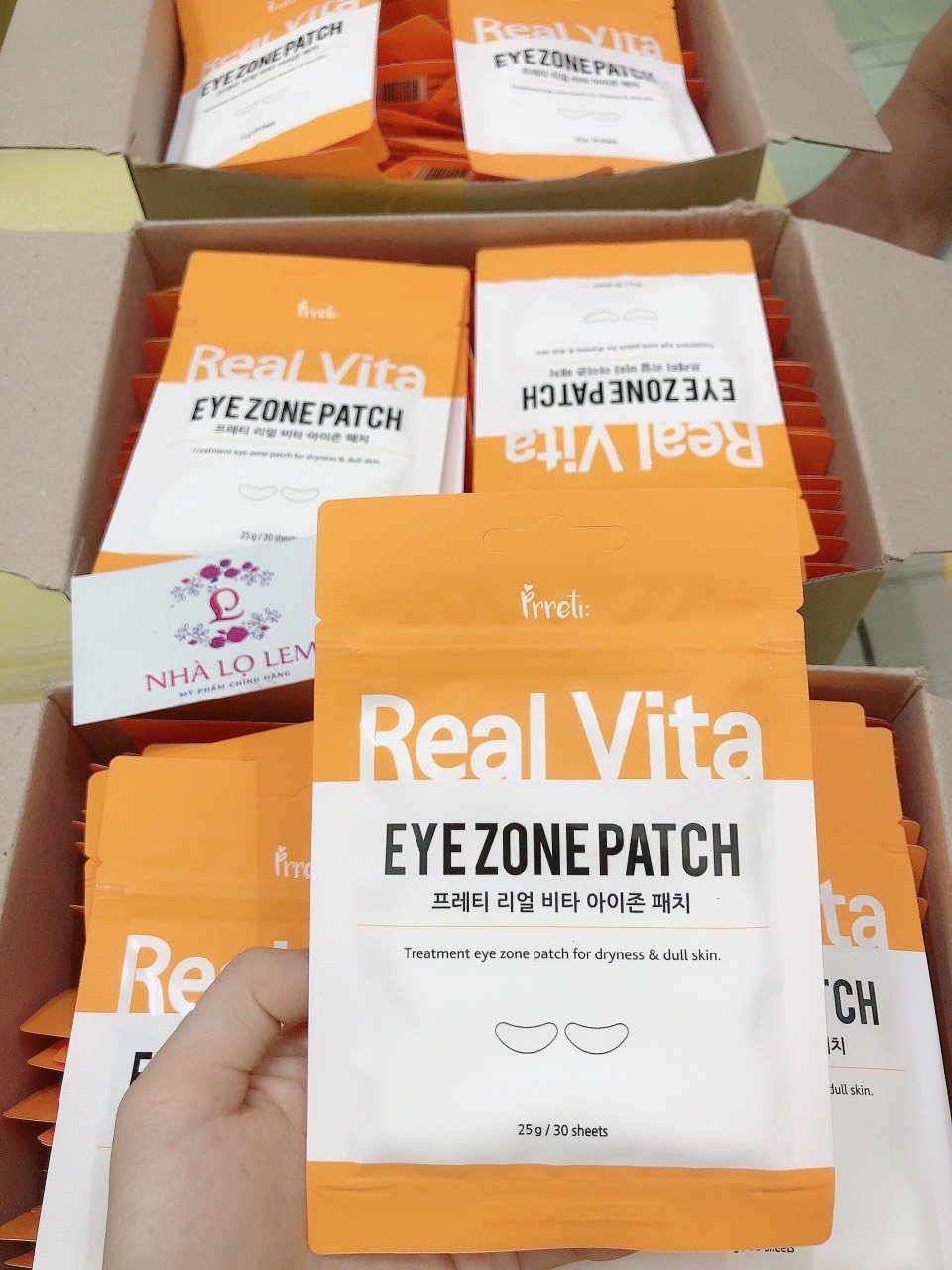 [Gói 30 miếng] MẶT NẠ MẮT REAL VITA