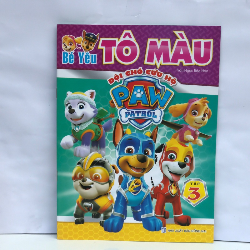 Tập tô màu Đội Chó Cứu Hộ [siêu hot]