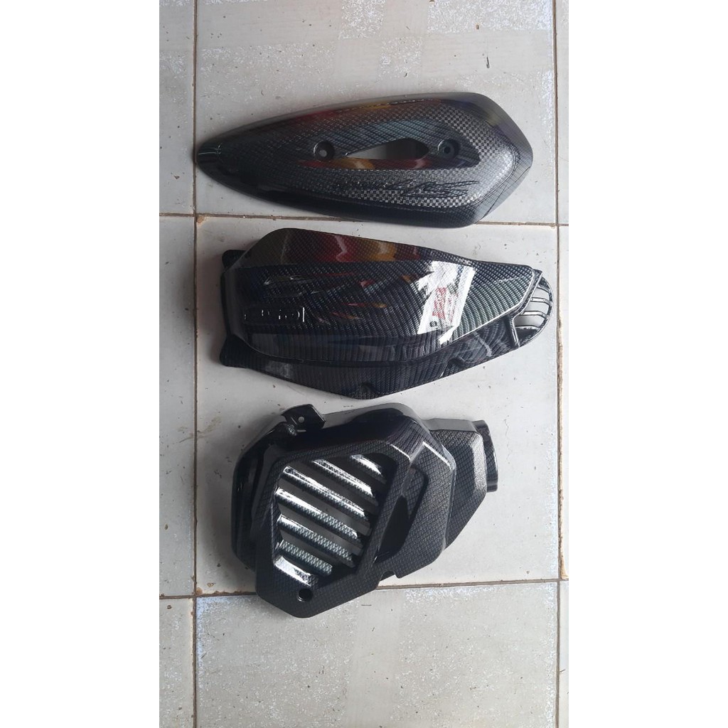 BỘ 5 MÓN (ỐP PÔ, PÔ e, QUẠT, MỎ TRƯỚC, SAU) XE SH MODE 2014-2019 - MT 2022