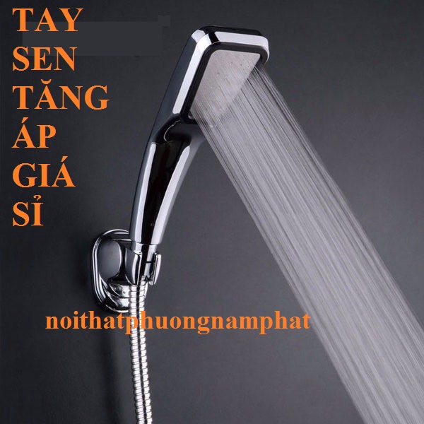 [HÀNG BÁN CHẠY GIÁ TỐT] Tay Sen Tắm Vòi Hoa Sen Tăng Áp TS05 TAY SEN TĂNG ÁP VUÔNG MẬP KHÔNG DÂY