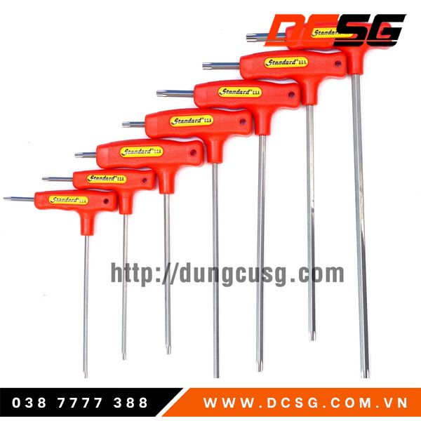 Lục giác T hoa thị, có lỗ Standard T10