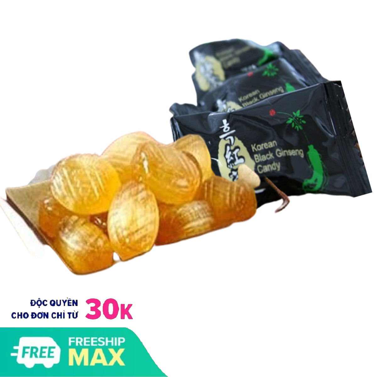 [HCM]Kẹo Hắc Sâm Deadong Hàn Quốc [ COMBO 9 VIÊN ] được chiếc từ gói 250gram Loại Thương Gia