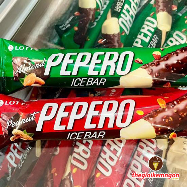 Kem socola Lotte Pepero Ice Bar Hàn Quốc 75ML