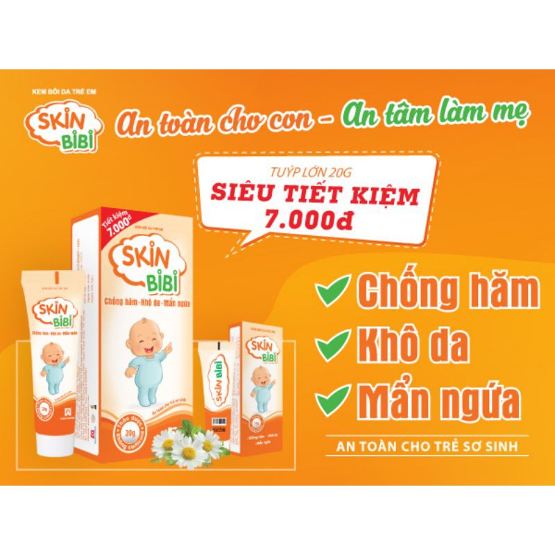 Skinbibi kem bôi da thảo dược