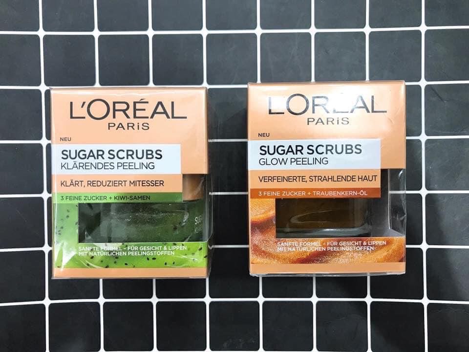 TẨY TẾ BÀO CHẾT MẶT MÔI LOREAL PARIS SUGAR CRUBS