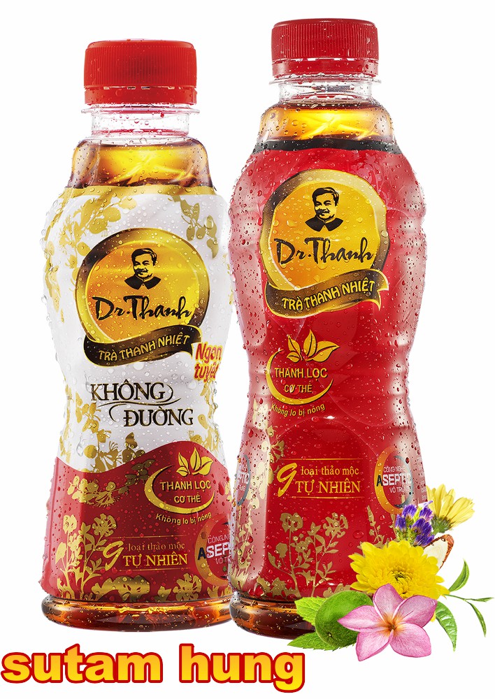 Trà Thảo Mộc Dr.Thanh Chai 455ml ( 9 loại thảo mộc thiên nhiên mang lại hương vị trà thơm ngon, thanh mát và vị ngọt dịu tự nhiên, tốt cho sức khỏe) HẠN SỬ DỤNG MỚI .sth