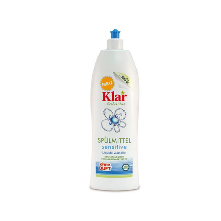 Nước rửa chén cho da nhạy cảm hữu cơ 1L - Klar