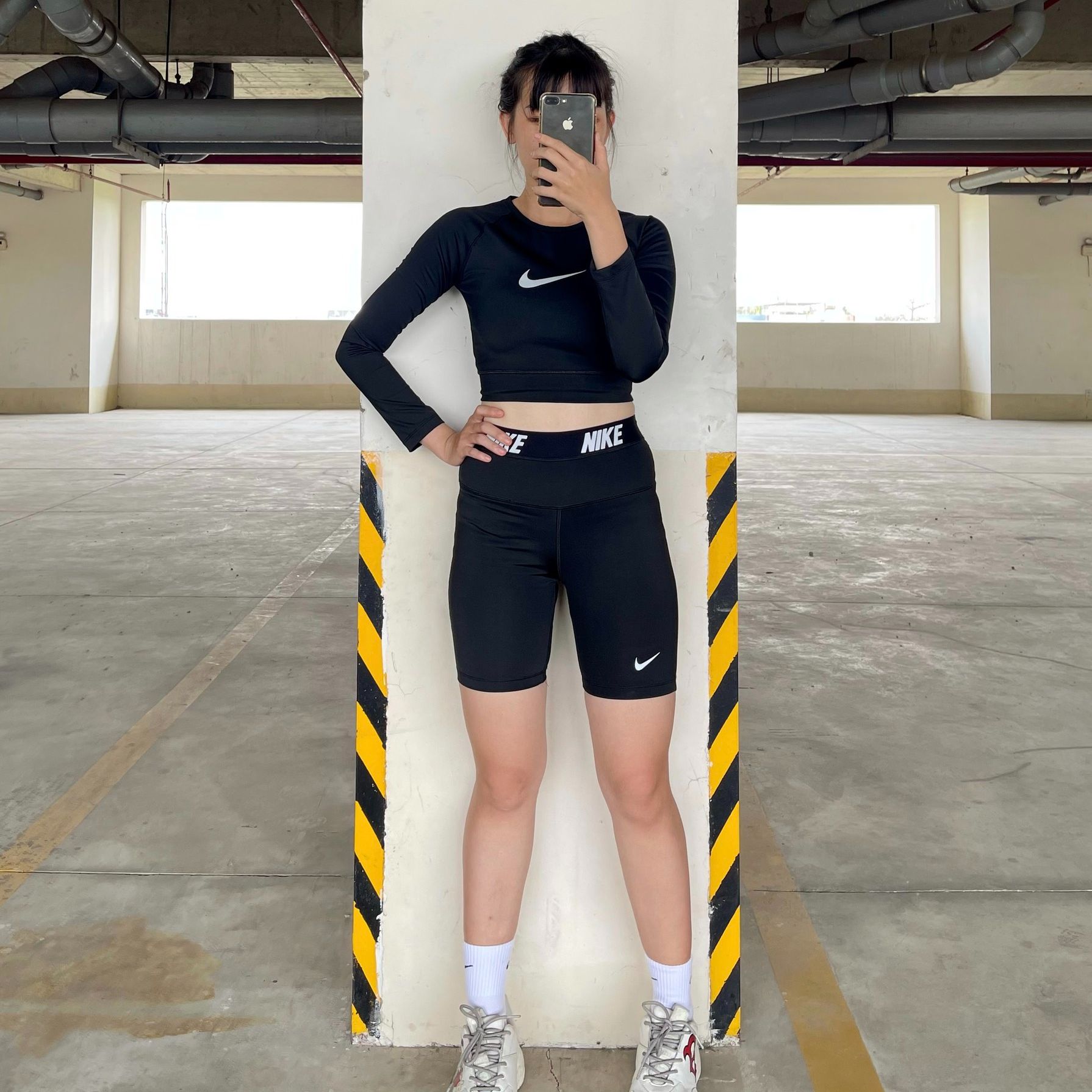Quần short lỡ biker hot trend ôm mông ôm eo nâng mông siêu đẹp