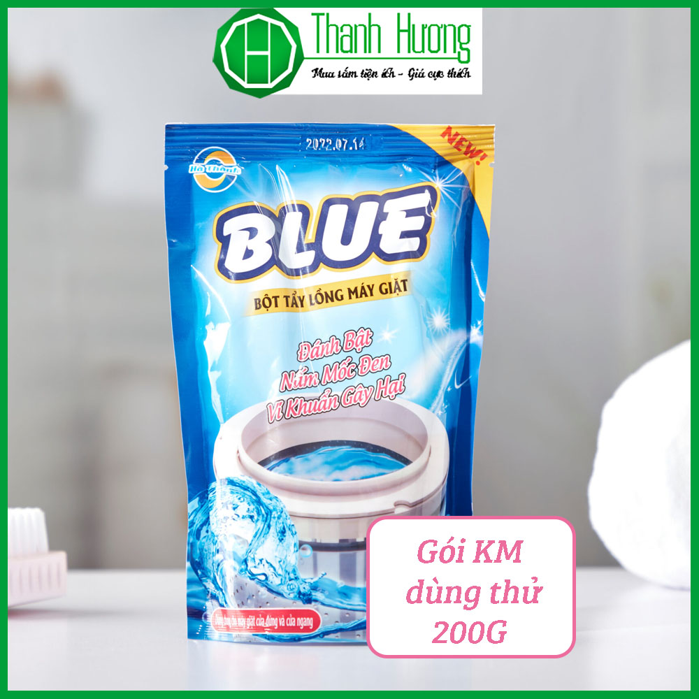 Bột tẩy lồng máy giặt Blue gói 450g