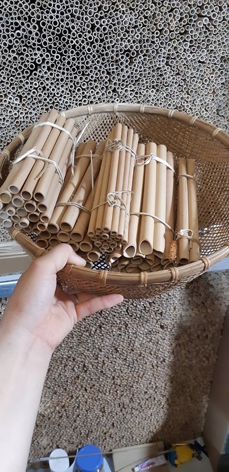 Ống hút tre thiên nhiên dài 20cm