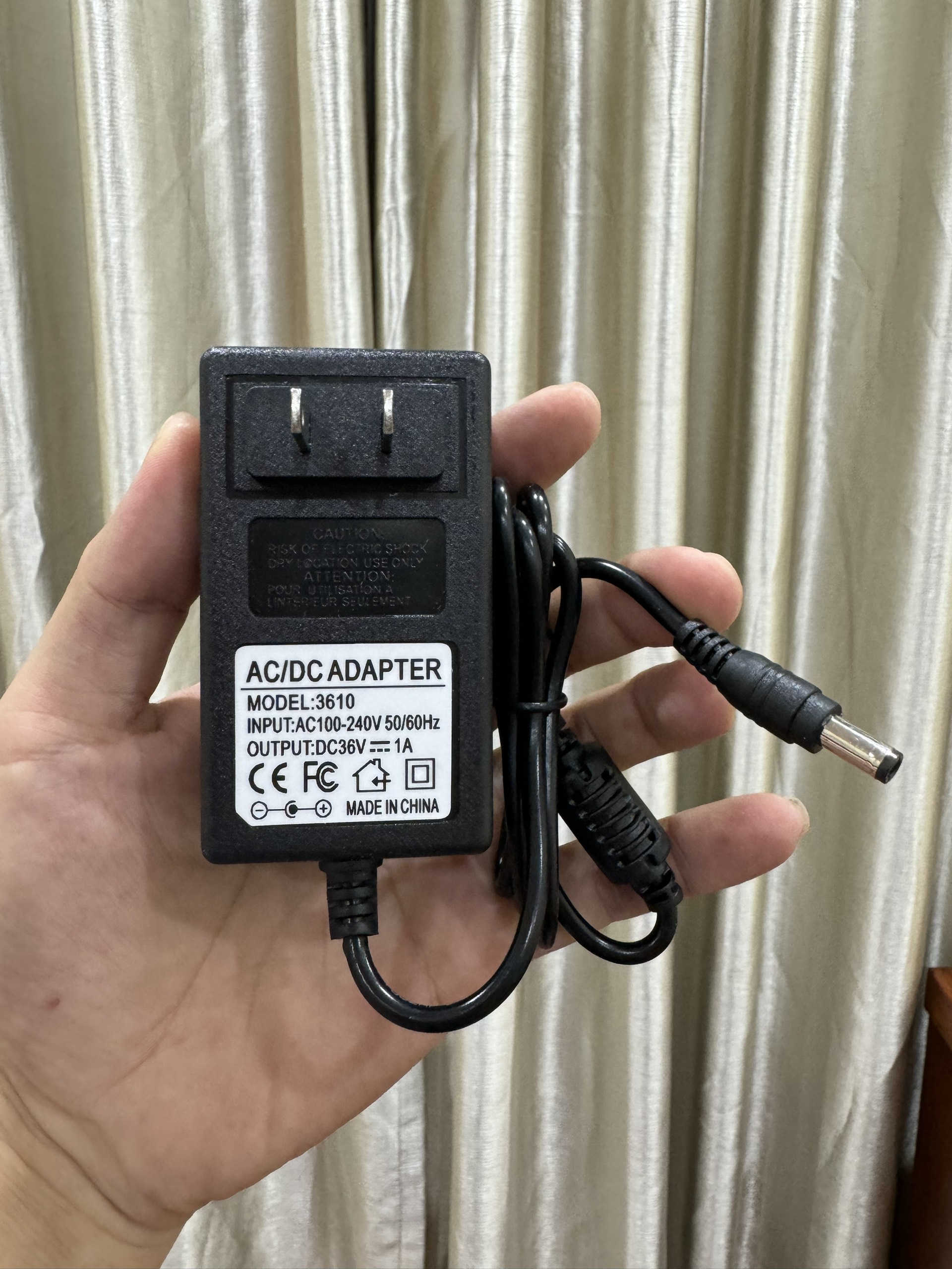 Adapter Nguồn 36v 1a bảo hành 12 tháng