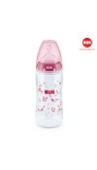 BÌNH SỮA NUK PREMIUM CHOICE+ NHỰA PP 300ML (0-6m và 6-12m)