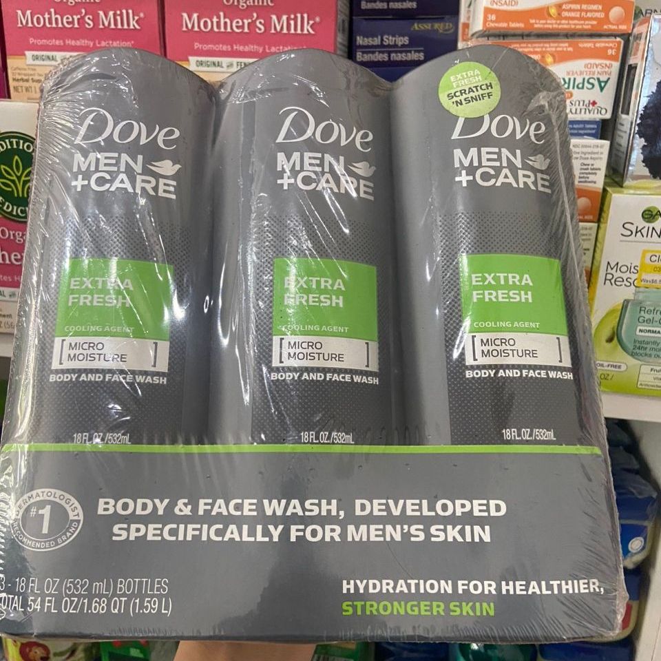 Sữa tắm Dove Men Care Extra Fresh Mỹ