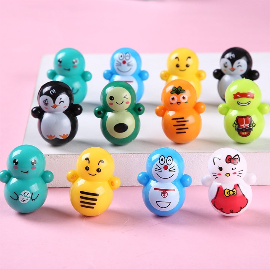 Đồ chơi lật đật mini đa dạng nhiều mẫu hot trend dễ thương cho bé