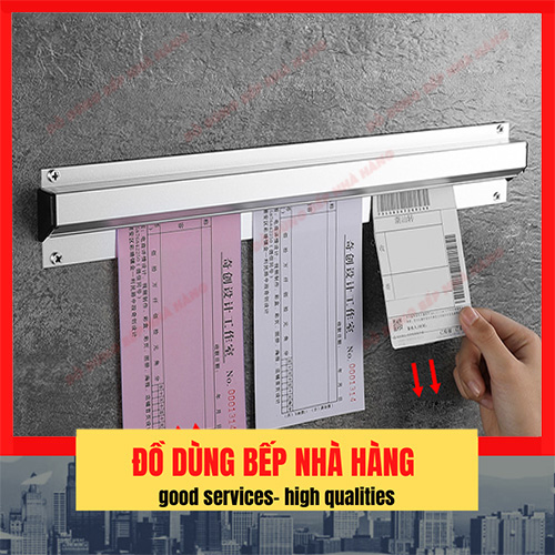 Thanh kẹp bill nhà hàng dài 60cm