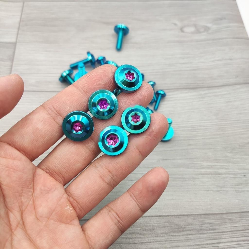 COMBO 3 ỐC GR5 TITAN GẮN BAGA SIRIUS WAVE, RSX, BLADE, WINNER