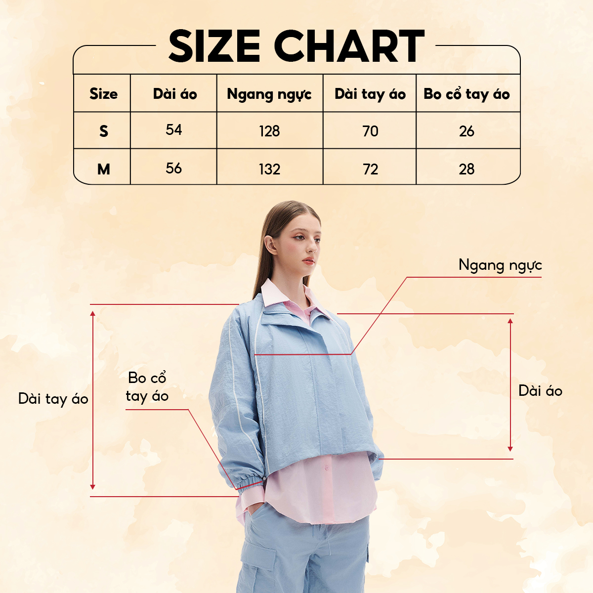 DOTTIE - Áo khoác dáng lửng vải dù - T0821