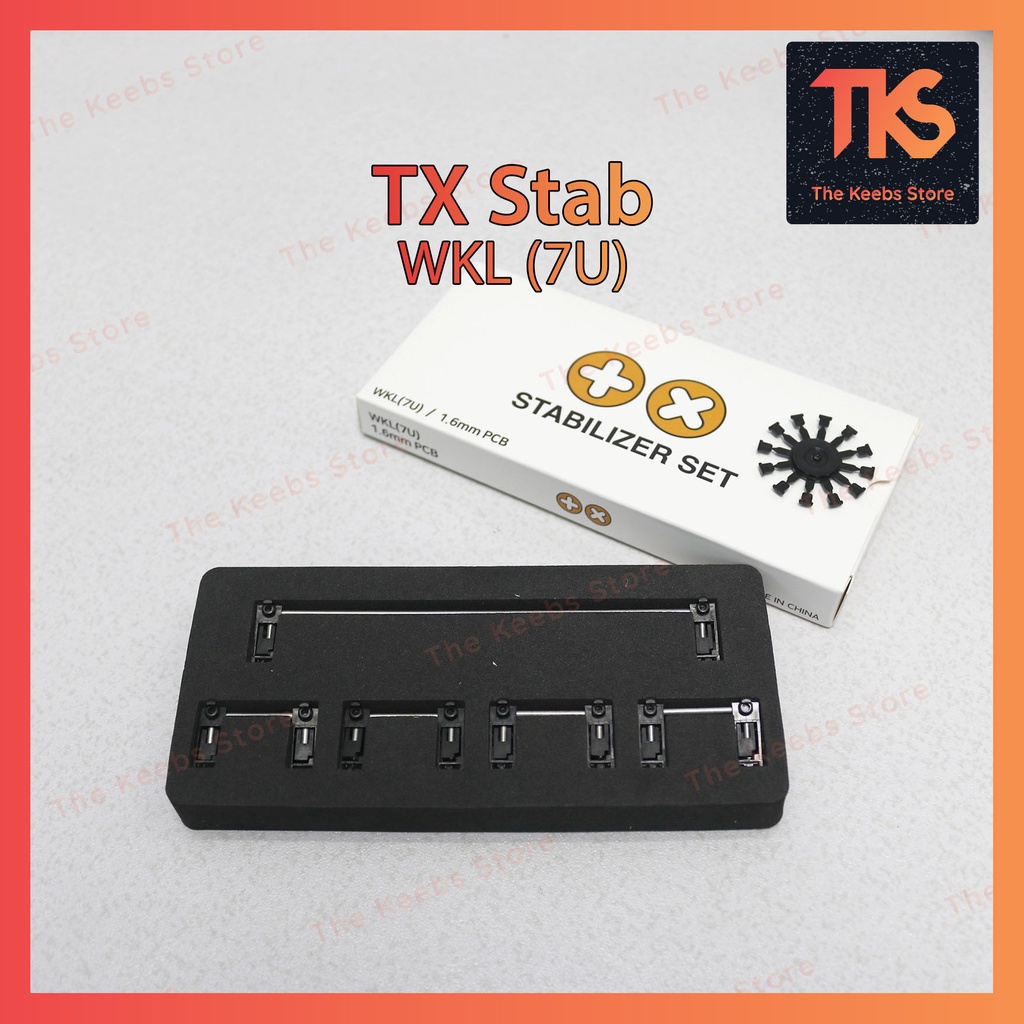 [Mã 256ELSALE giảm 7% đơn 300K] TX Stabilizer PCB Mount Clip In thanh cân bằng cho bàn phím cơ | TKS