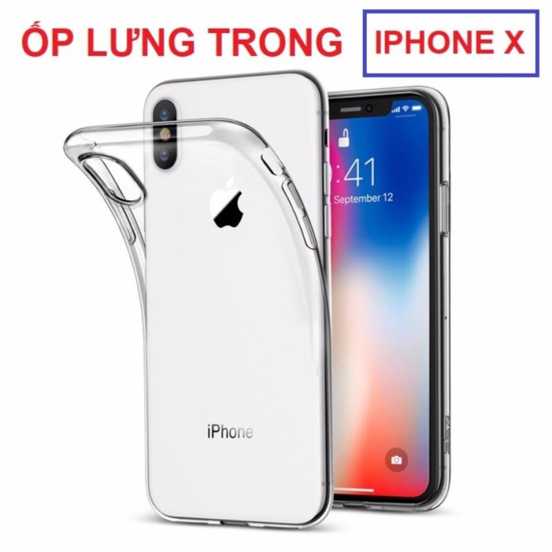 Ốp lưng dẻo trong suốt iphone x, iphone xs max