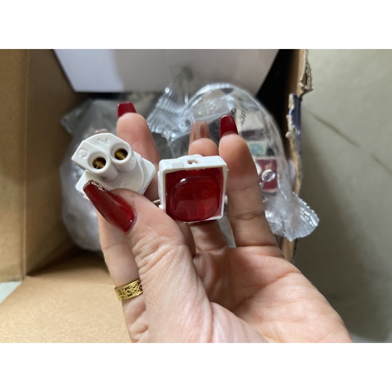 Hạt đèn báo đỏ tròn Sino mã S18