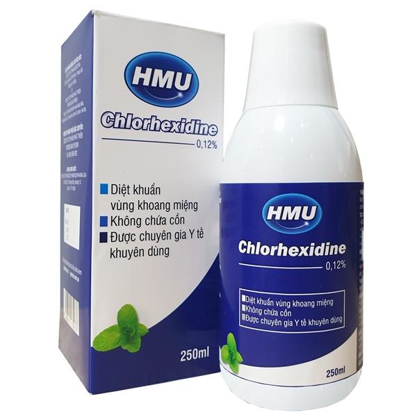 NƯỚC SÚC MIỆNG HMU CHLORHEXIDINE 0.12% (Hộp 250ml)