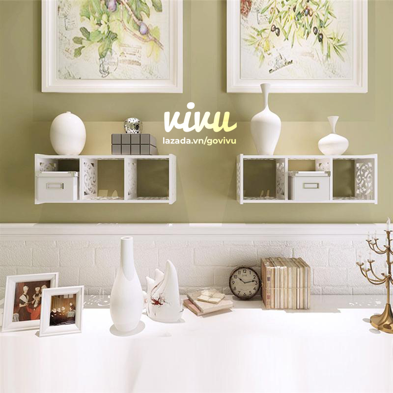 Shelf decoration square grid wall-mounted multi-choosed