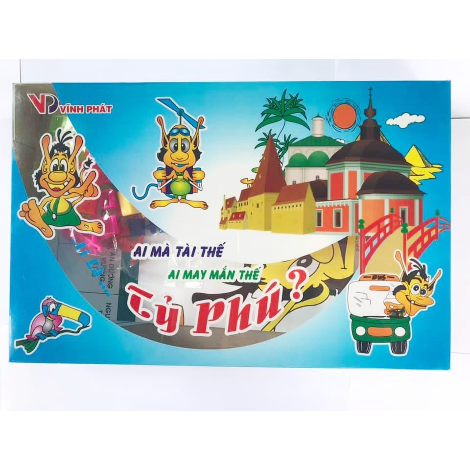 Đồ chơi CỜ TỶ PHÚ cho bé Hộp KIẾNG