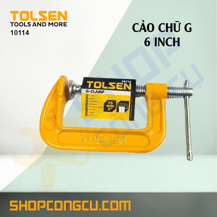 [HCM]Cảo chữ G 6 inch Tolsen 10114