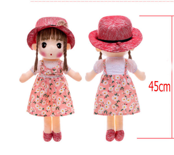 Búp Bê Bằng Vải Bông 45cm Chọn Màu