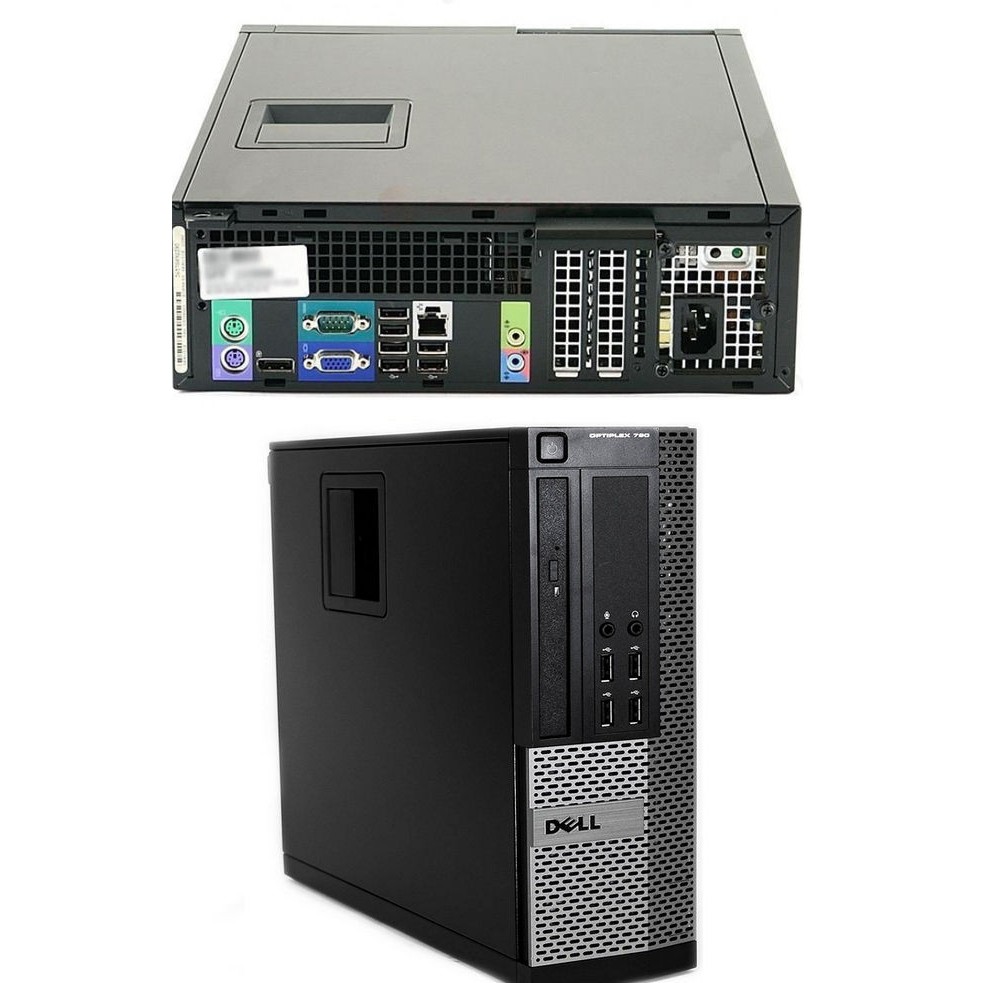Cây máy tính để bàn dell optiplex 790 sff, ex tặng usb wifi, bàn di chuột