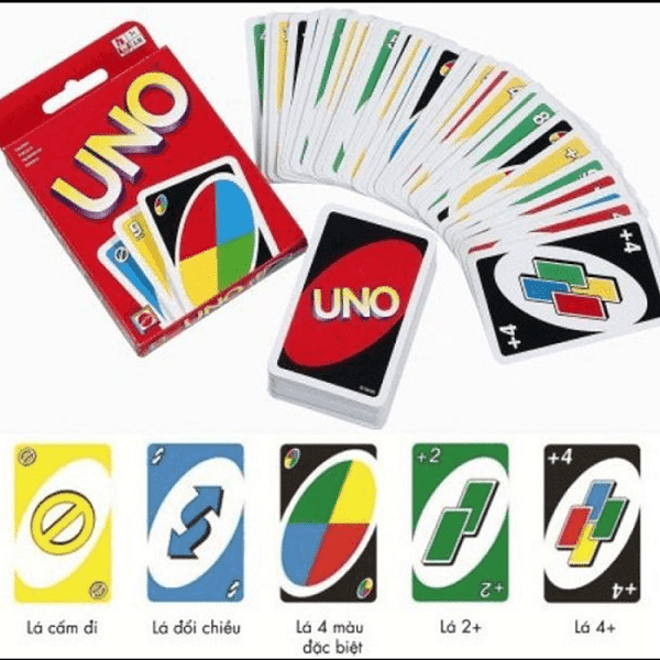 Bộ bài Uno Flip và thường