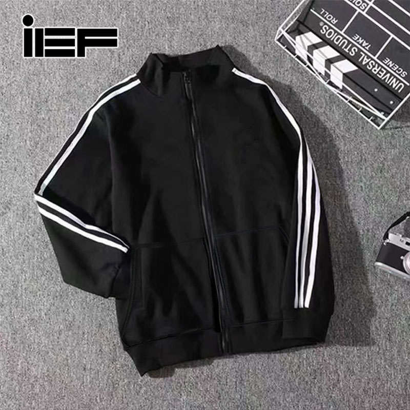 IEF jacket women light weight new coat, Korean slim coat for women, black loose baseball