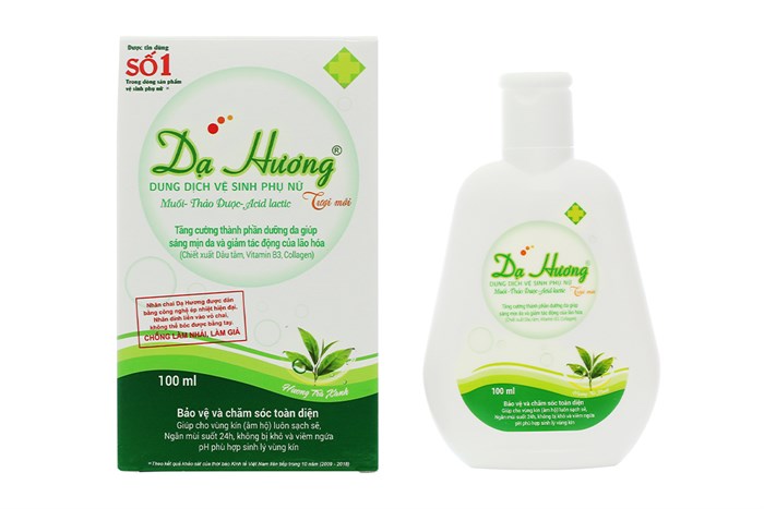 Dung Dịch Vệ Sinh Phụ Nữ Dạ Hương - Trà Xanh 100ml