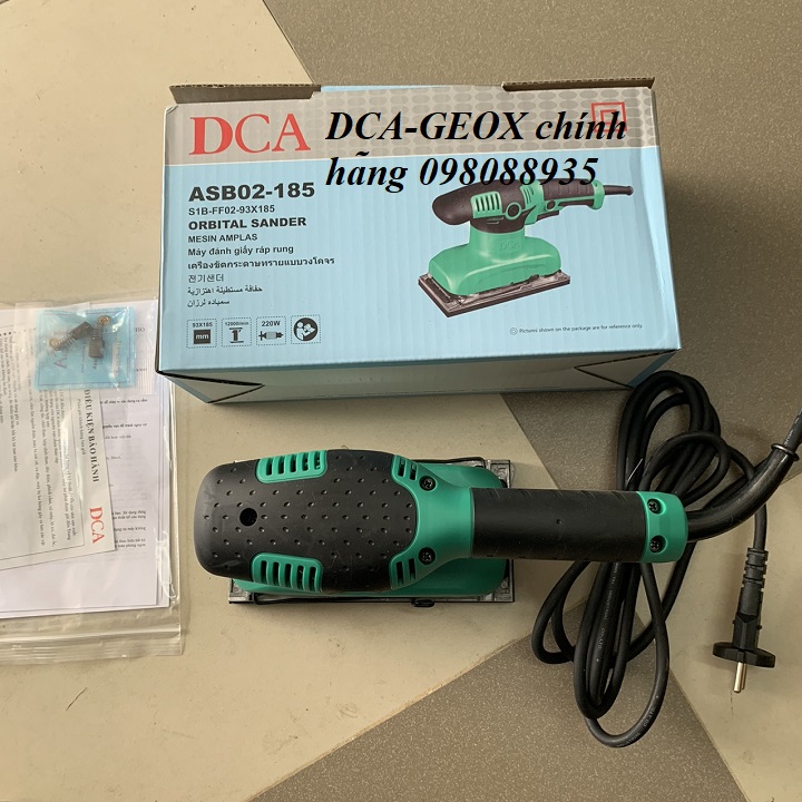 93x185mm Máy chà nhám rung DCA ASB02-185