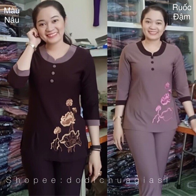 Đồ Lam Đi Chùa Thun Phối