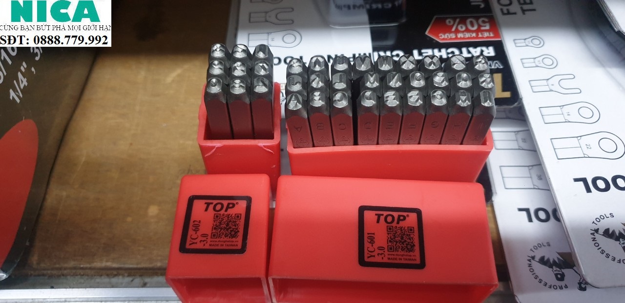 Bộ đóng số 3mm hiệu yc - yc-602-3.0