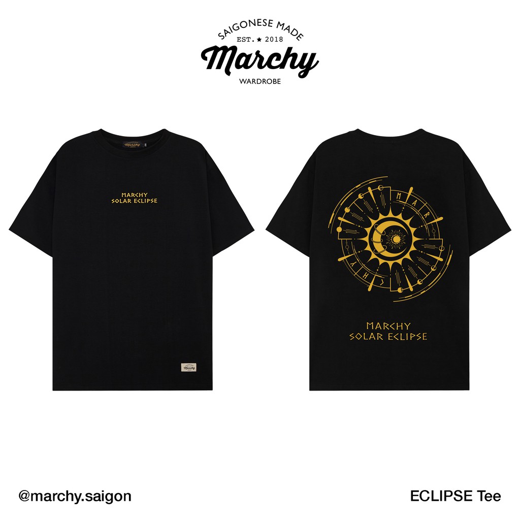 [Nhập LazSoHot2- giảm 20% đơn 199k|MARCHY - Eclipse Tee - Áo Thun