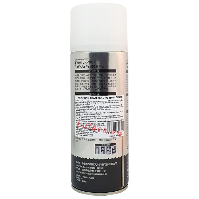 Chai xịt chống thấm rò rỉ nước Tekoro 450ml
