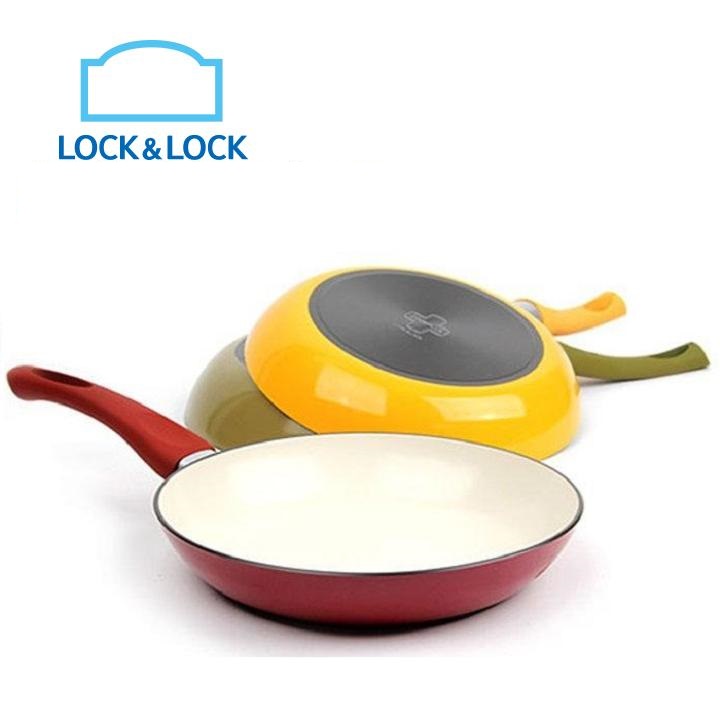 chảo chống dính lock&lock - chảo sứ lock&lock