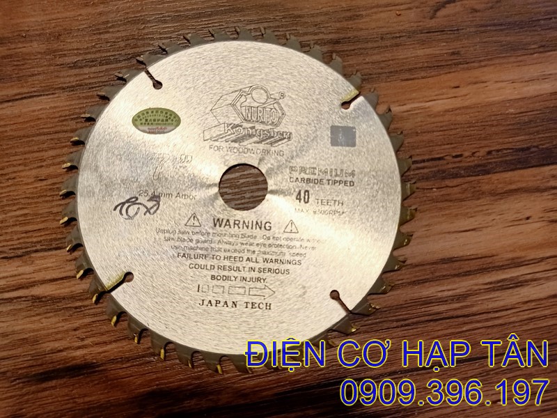 LƯỠI CẮT GỖ NURITO 180mm  40 – 60 răng  - siêu bén