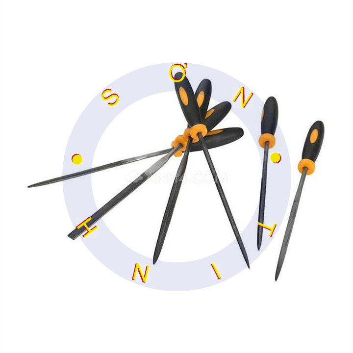 Bộ 6 Dũa Mini Needle Files Set TOLSEN 32046