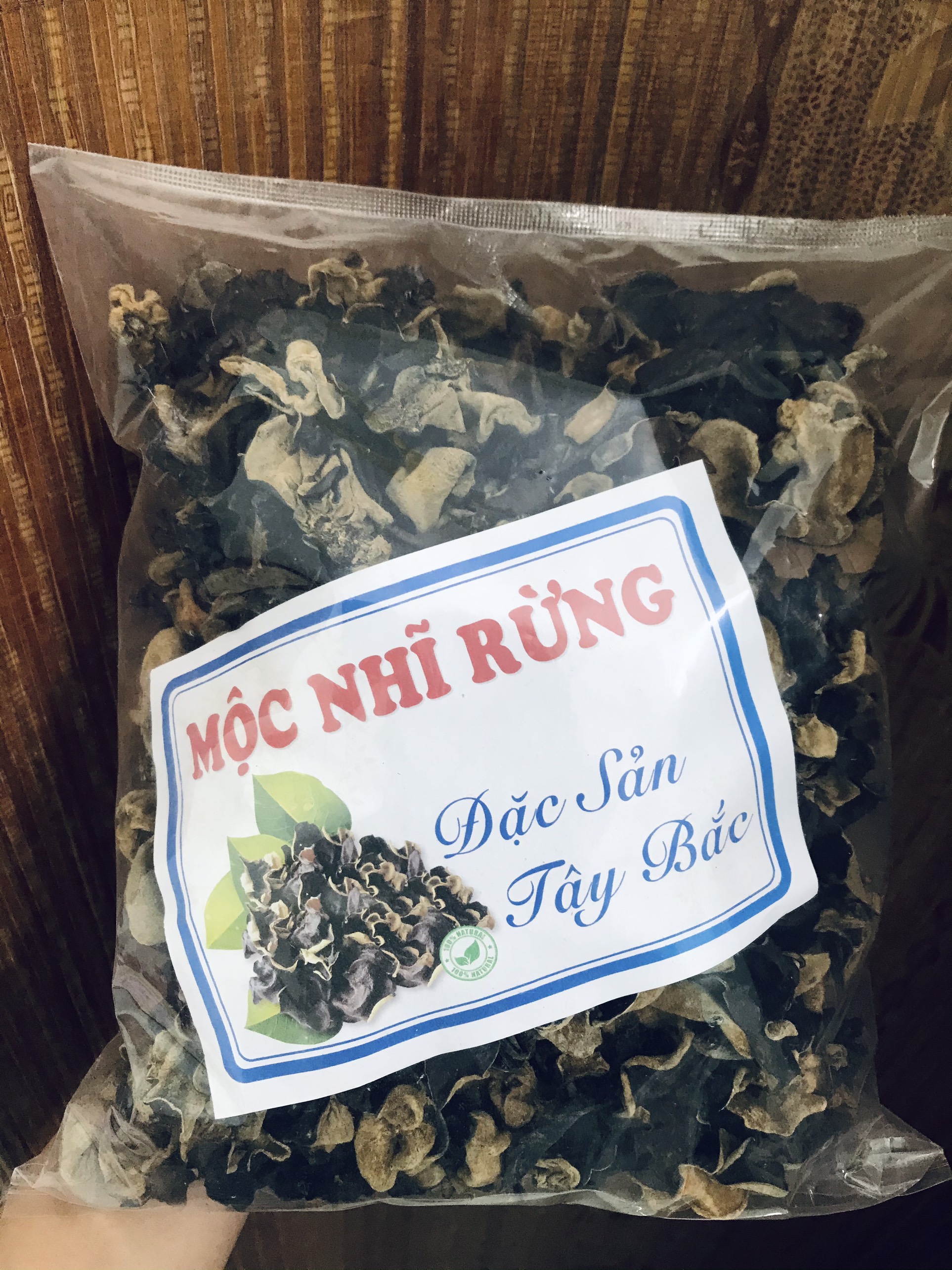 500g mộc nhĩ khô tây bắc
