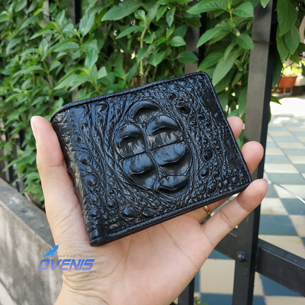 [FREE SHIP] Ví Da Cá Sấu 2 Mặt [GÙ NGUYÊN CON RẤT ĐẸP] V22