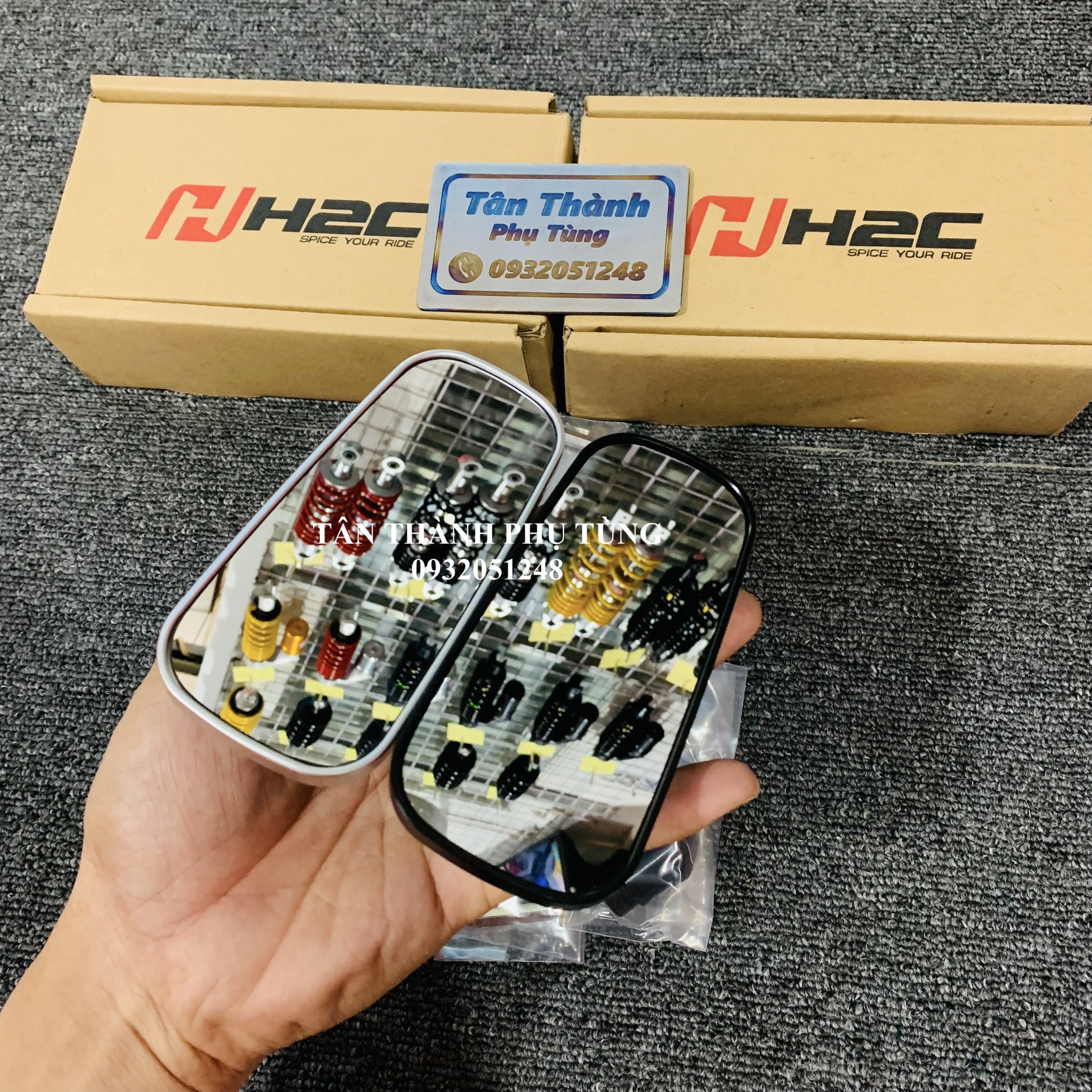 Kính chiếu hậu H2C chính hãng bên trái( gía 1 cái)