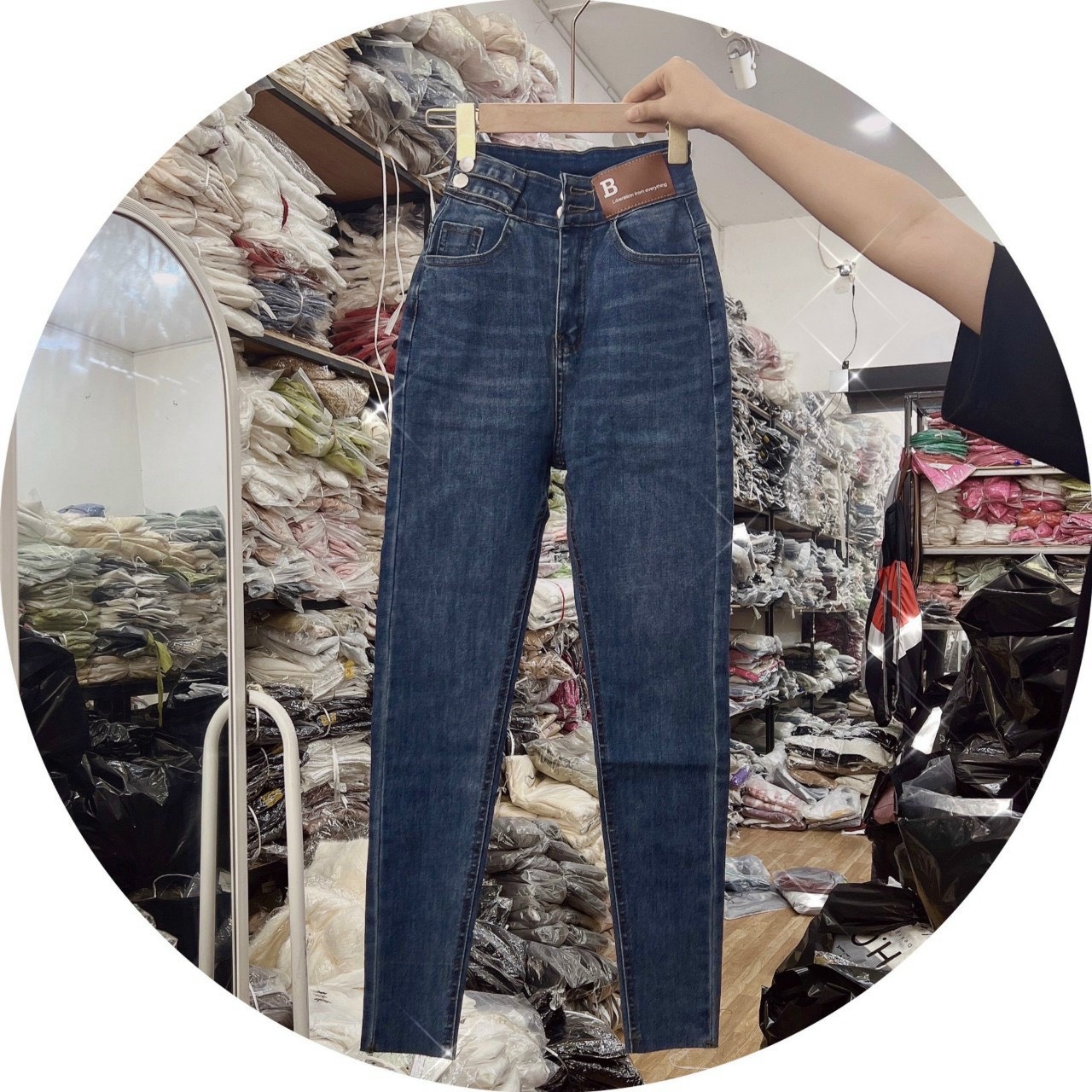 [Hoàn Tiền 15%] Quần jean nữ cao cấp,chất liệu denim,from chuẫn,ảnh thật shop tự chụp thời trang DIỄM NHI SHOP mktb116