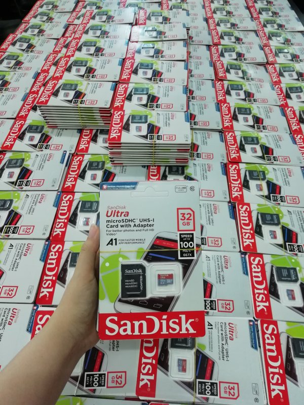 Thẻ nhớ 32gb sandisk hàng chính hãng- bảo hành 5 năm lỗi đổi mới!
