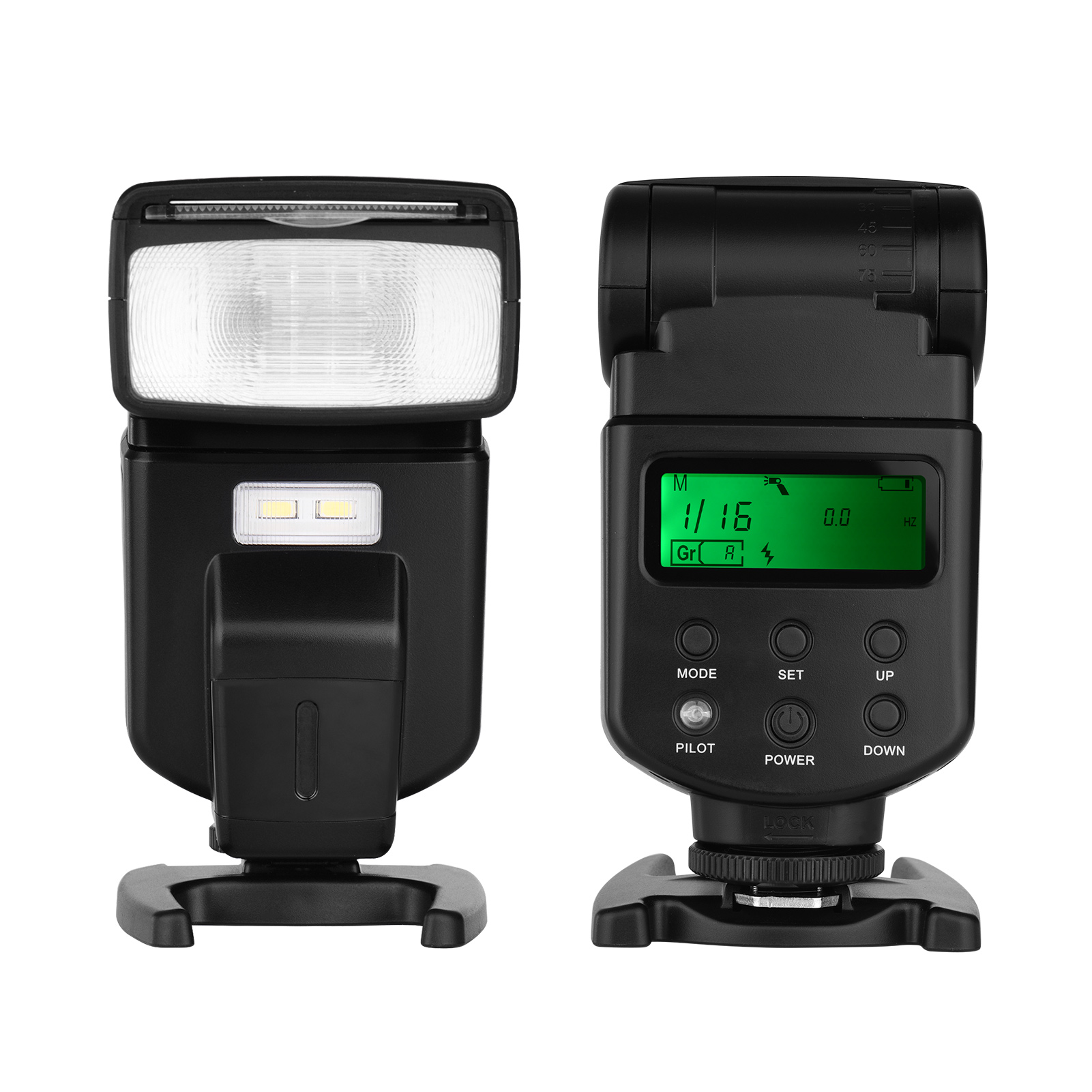 Woman universal flash Speedlite gn40 adjustable LED fill light flash camera replacement bracket for DSLR Canon Nikon Olympus Pentax
