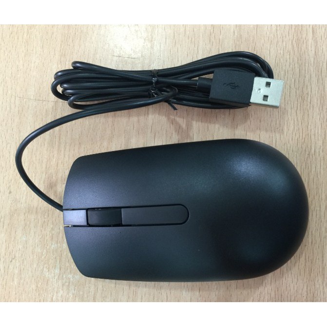 CHUỘT CÓ DÂY DELL MS116 (ĐEN) - HÀNG CHÍNH HÃNG
