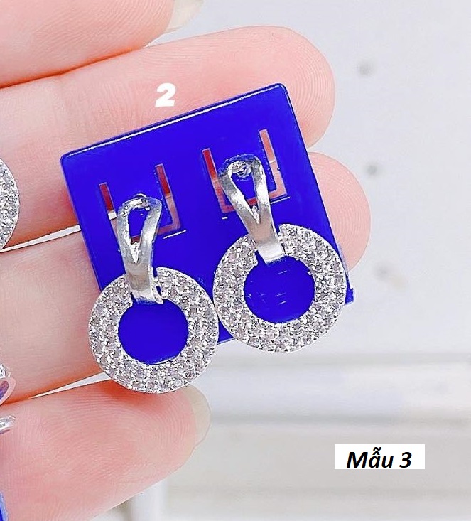 Bông tai bạc Ý các mẫu MS75d